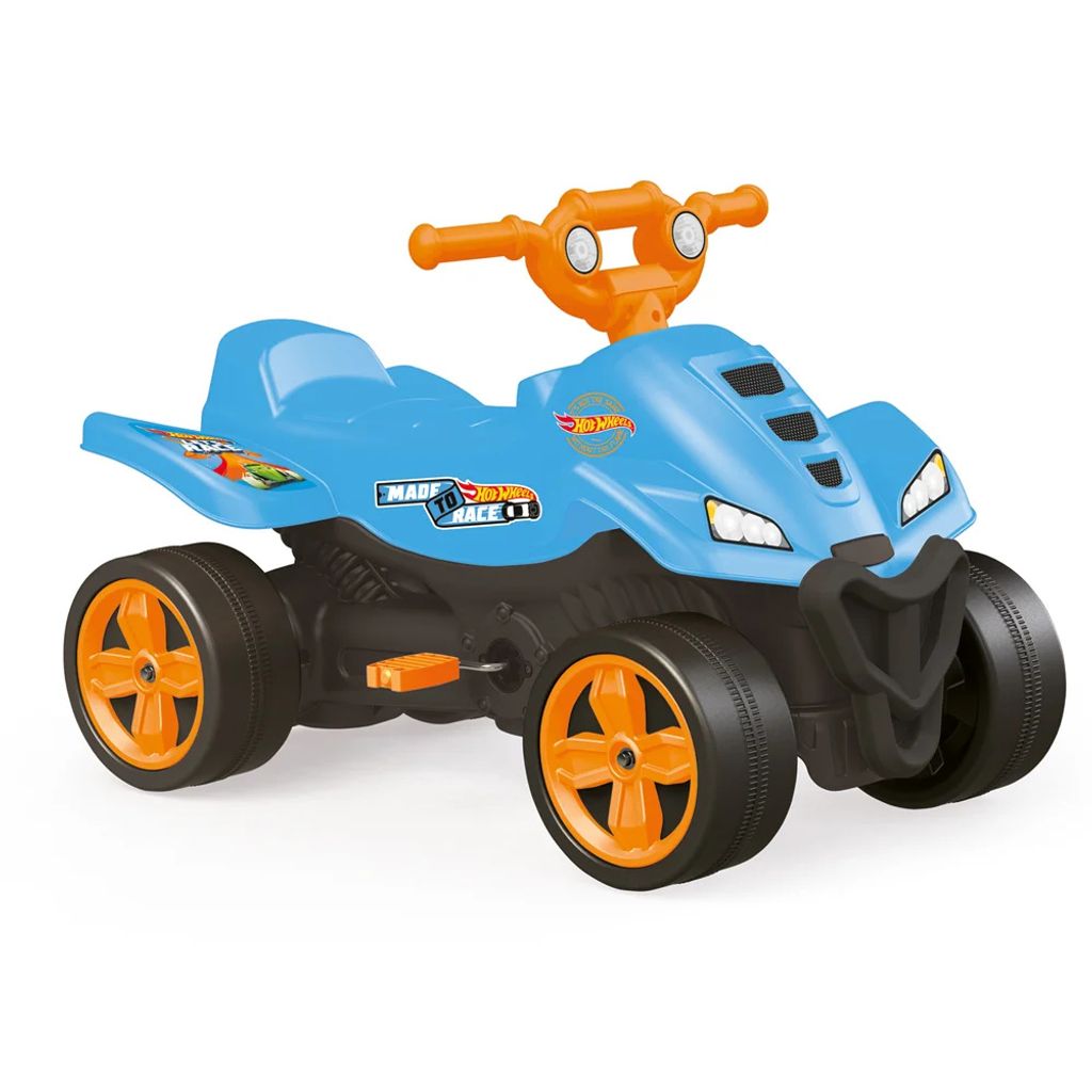 Kinder Pedal Quad Fahrrad blau Hot Wheels