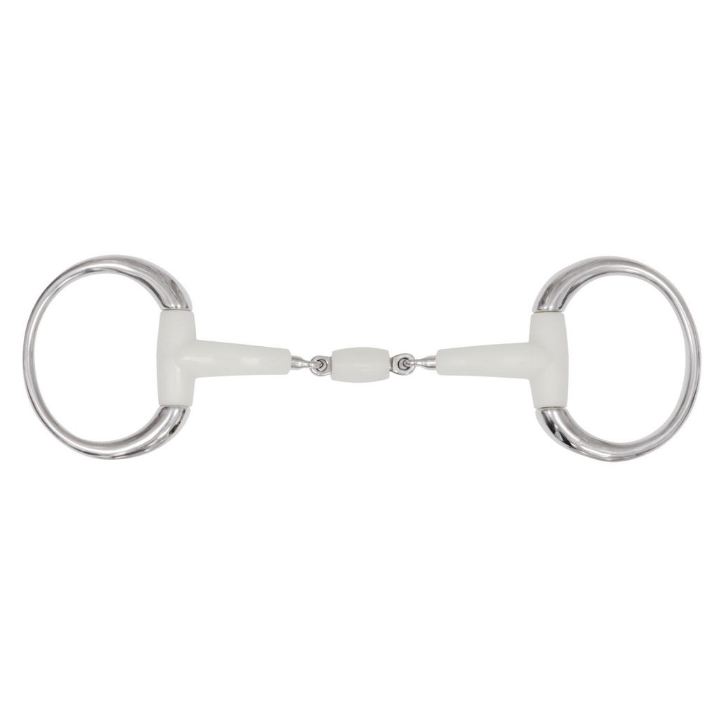 Happy Mouth Olivenkopfgebiss Doppelt Gebrochen Rolle 16 mm Kunststoffgebiss Apfelaroma 13,5 cm