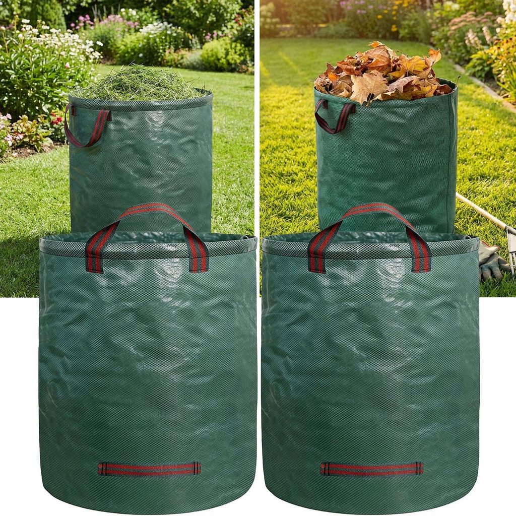 2er-Set XXL Garten Abfallsack, 500 Liter, Ø 79 x 101 cm - Produktbild 