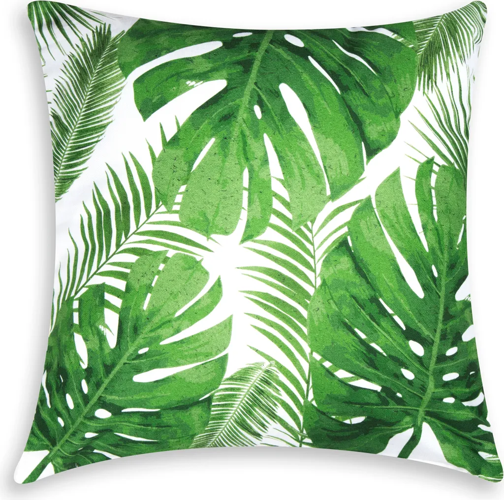 Coussin en Coton Foliage 45x45 cm aux Couleurs Vives par Excelsa
