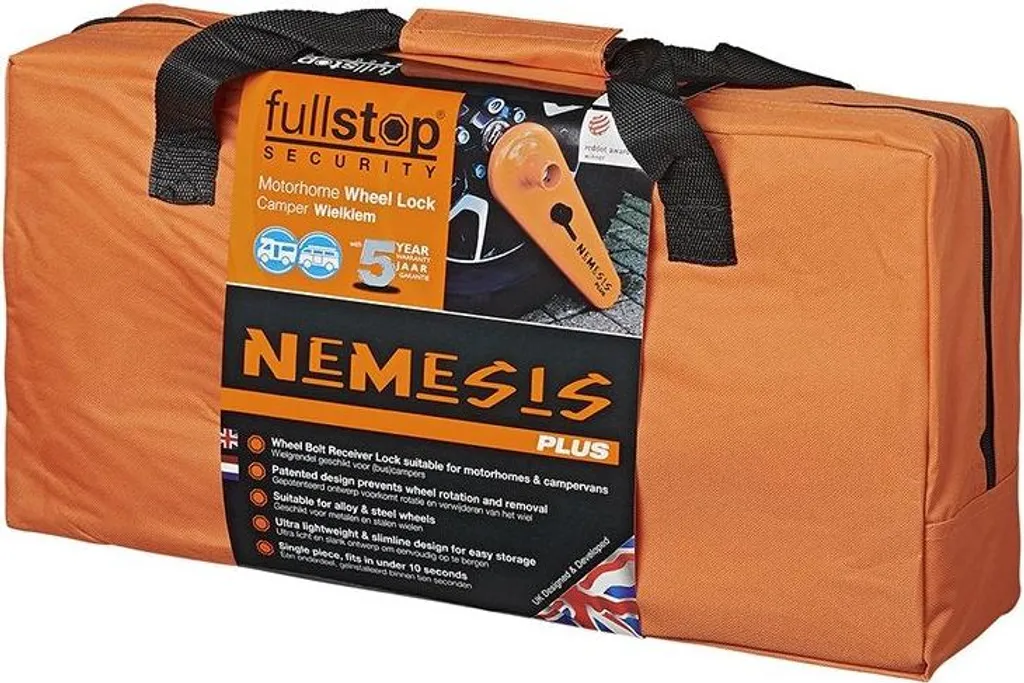 Sabot de roue Nemesis Plus SCM - Antivol haute sécurité camping-car - 7