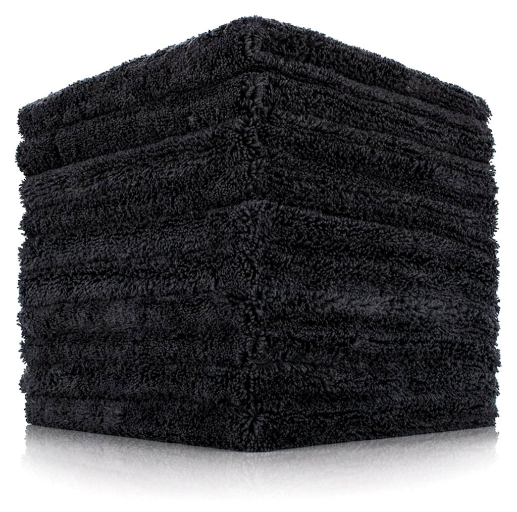 Randlose Auto-Detailing-Handtücher (10er-Pack), professionelle 70/30-Mischung, zweilagige Plüsch-Mikrofaser, Polieren und Polieren, 420 g/m², 40...