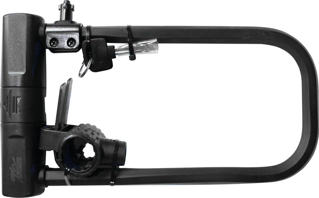 Antivol U vélo Security Plus 114x230 mm noir avec cylindre renforcé