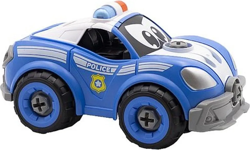 Voiture de police télécommandée en plastique robuste Silverlit