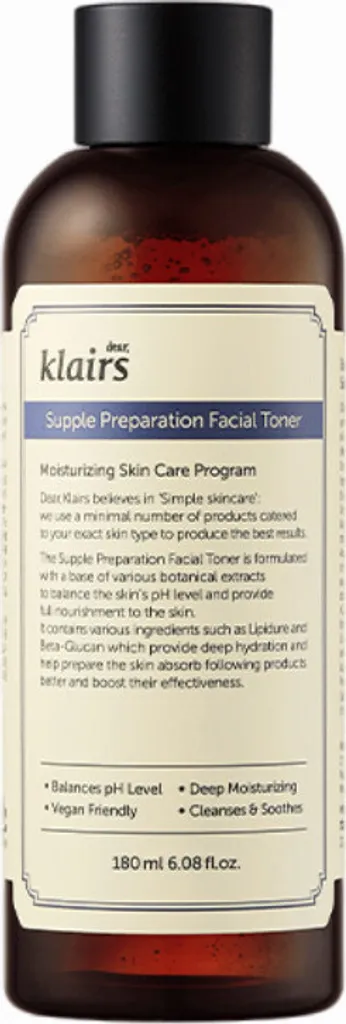 Tonico Viso Klairs Supple Preparation - Formula Idratante 180ml