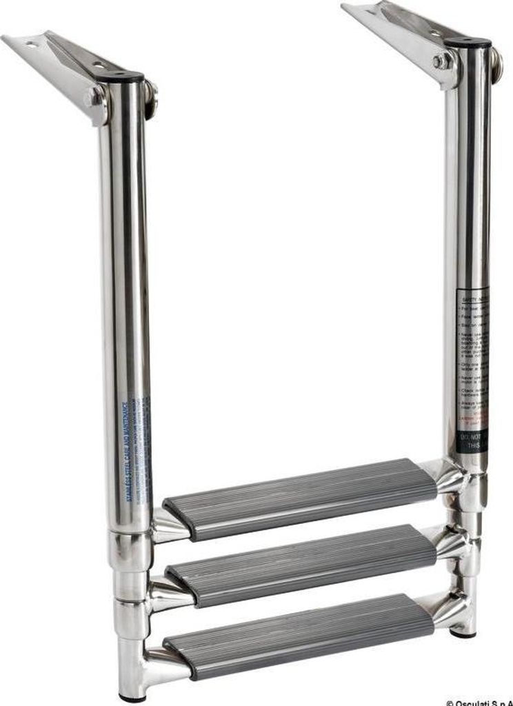Teleskop-Plattformleiter 3-stufig | Osculati 49.555.03 Produktbild 