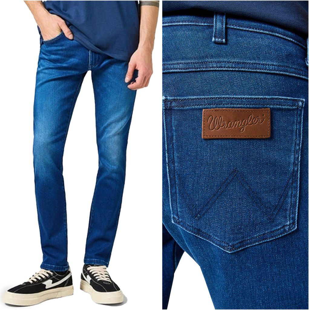 WRANGLER, Herren Jeanshosen, Slim fit, BRYSON, W31 L34, Blau, Jeans, baggyjeans, buggy