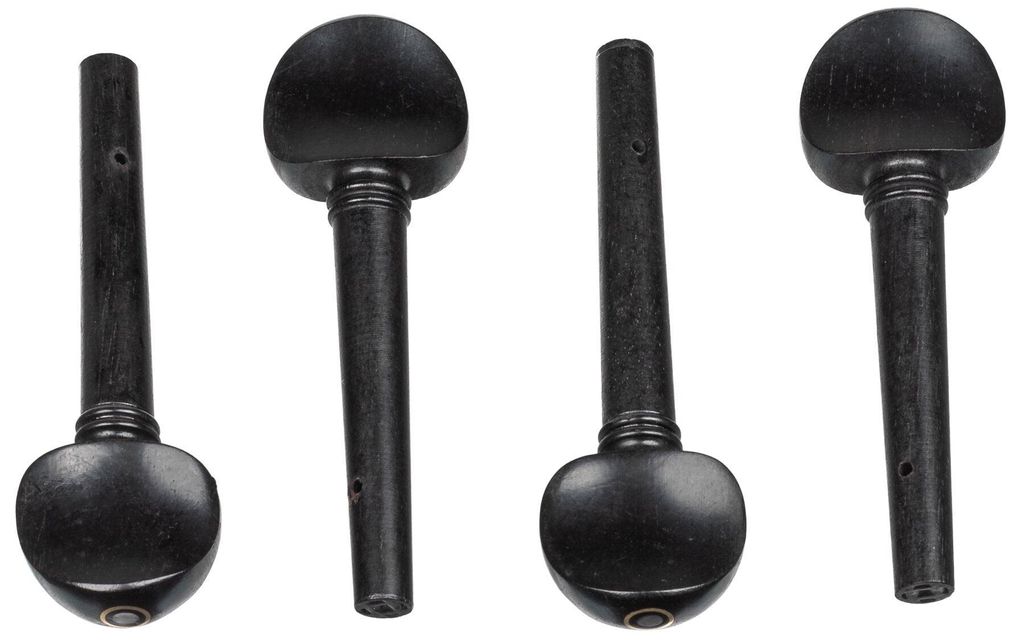 Stimmwirbel aus Ebenholz für 4/4 Geigen, 68x23 mm, Produktbild 