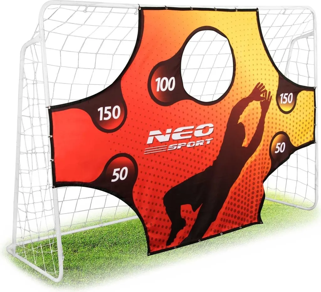 But de Football XXL pour Jardin 245x155cm, Idéal Entraînement Famille