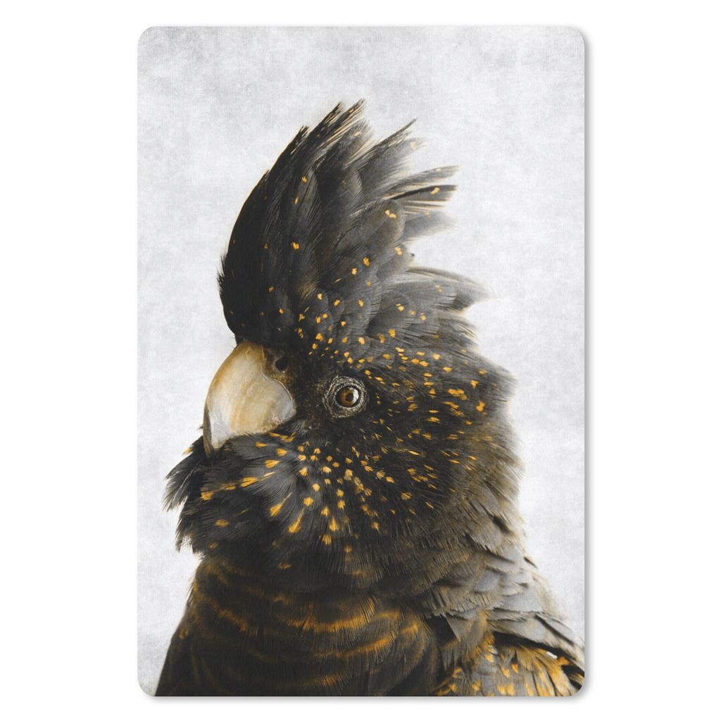 MuchoWow Mauspad Mousepad Kakadu - Vogel - Gold 18x27 cm - Mousepads - Maus Mat - Pad - Mausunterlage