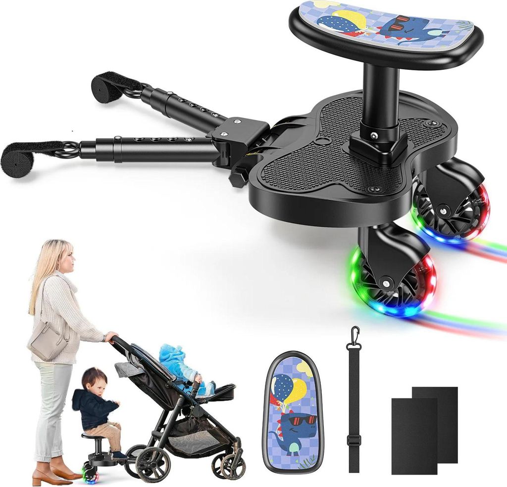 Pedana universale per passeggini con sedile - Buggy Board - Immagine del prodotto 