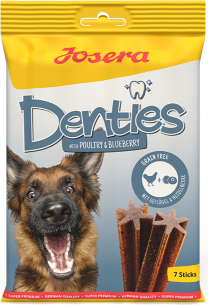 Kopie von Josera 180gx13 Denties Poultry & Blueberry #1 Produktbild 