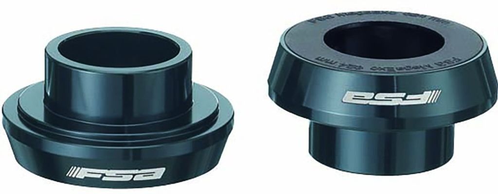 FSA Lagerschalen und Adapter Megaexo NBD Kurbel auf BBPF30 Rahmen 24 mm