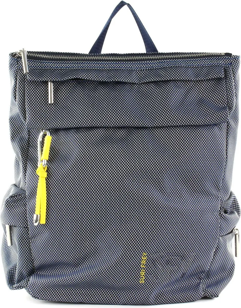 Petit Sac à dos de Ville Femme Suri Sports Marry Bleu et Blanc Chic