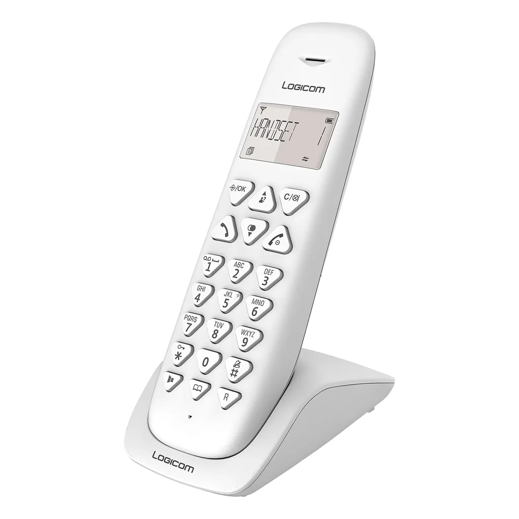 Logicom Vega 150 Bianco DECT - Telefono Fisso Cordless GAP a Basso Prezzo
