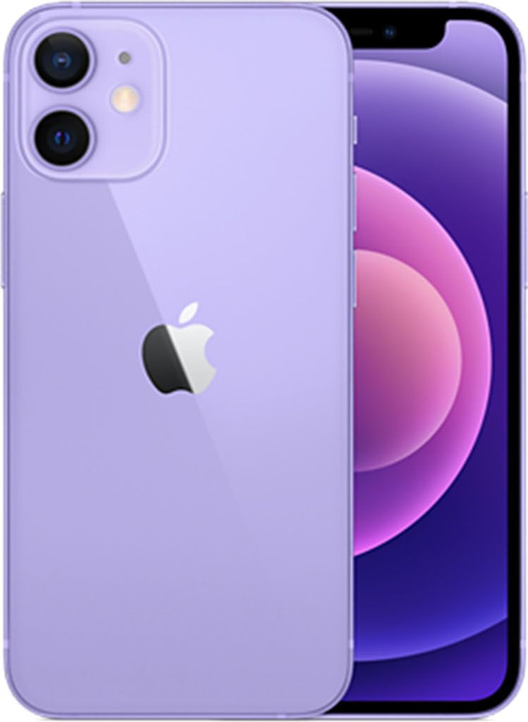 APPLE iPhone 12 mini 128GB Lila - ohne Headset Produktbild 