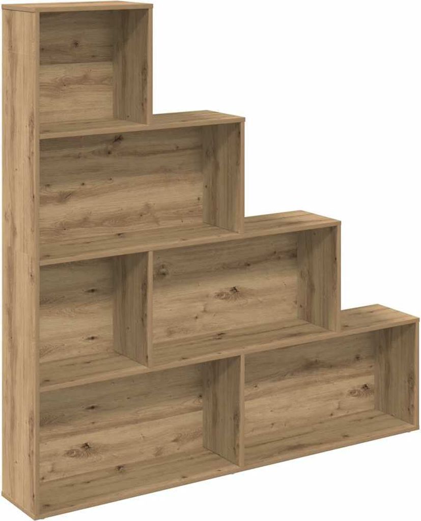 Bücherregal Artisan-Eiche 157x24x160 cm Holzwerkstoff