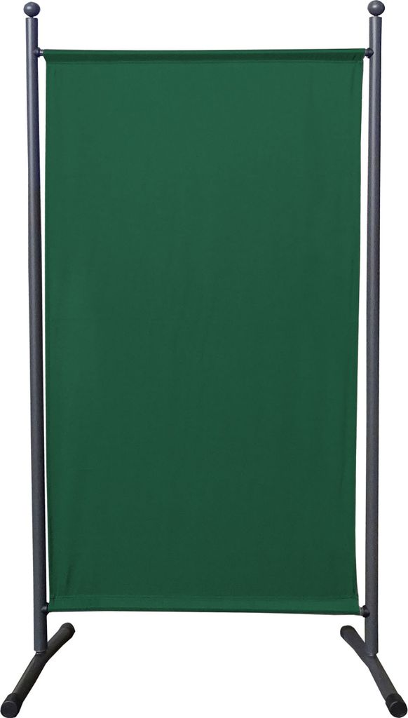 Paravent Outdoor Wetterfest 180 x 78 cm Grün | Raumteiler Stellwand Innen | Garten & Balkon Sichtschutz Blickdicht