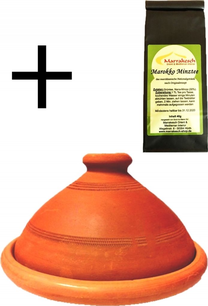 sada 2 kusů, ORIGINAL tagine Ø 26 cm + marocký mátový čaj Obrázek produktu 
