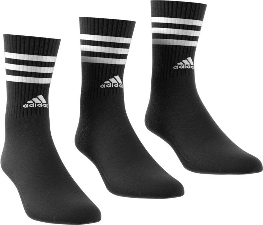 adidas 3 Streifen C SPW CRW 3 Paar Socken schwarz/weiß Produktbild 