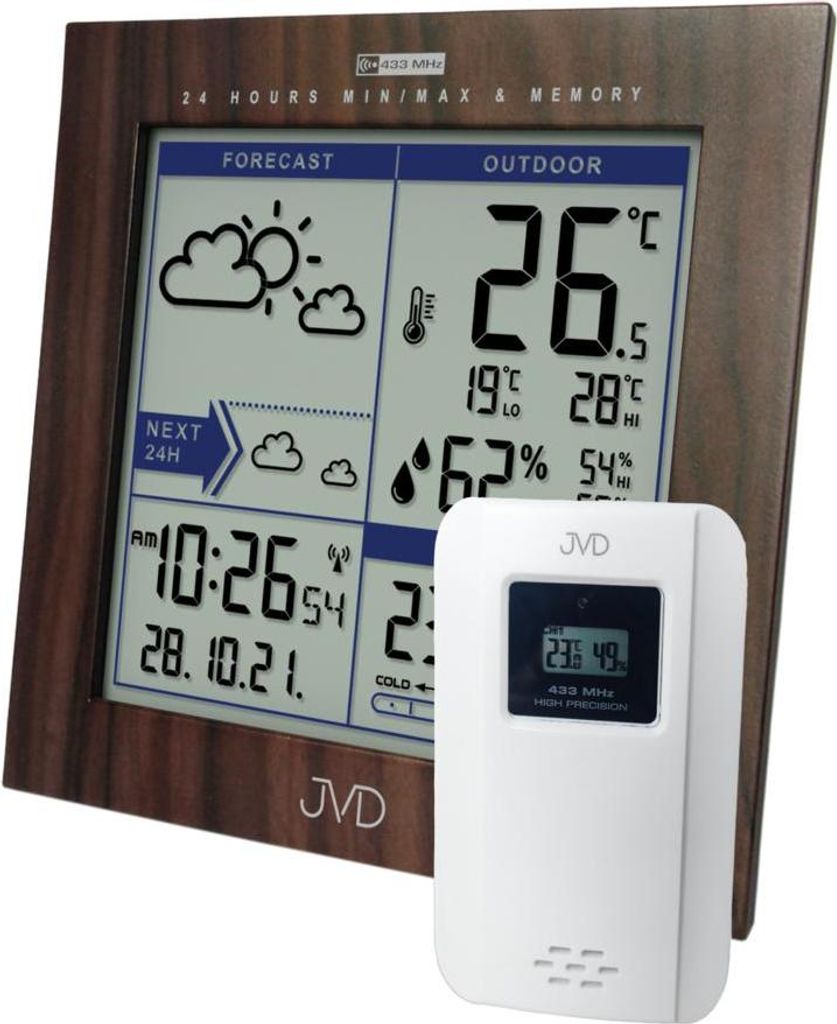 Funkgesteuerte Wetterstation JVD RB9233.2