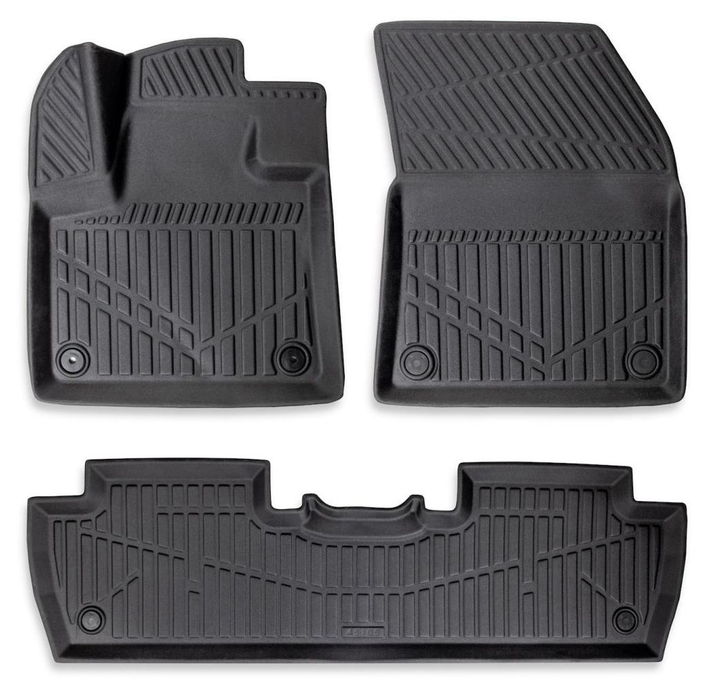 Set mit 4 Stück 3D-Gummifußmatten für den Innenraum Erpassan - PEUGEOT 5008 II 2017-2024