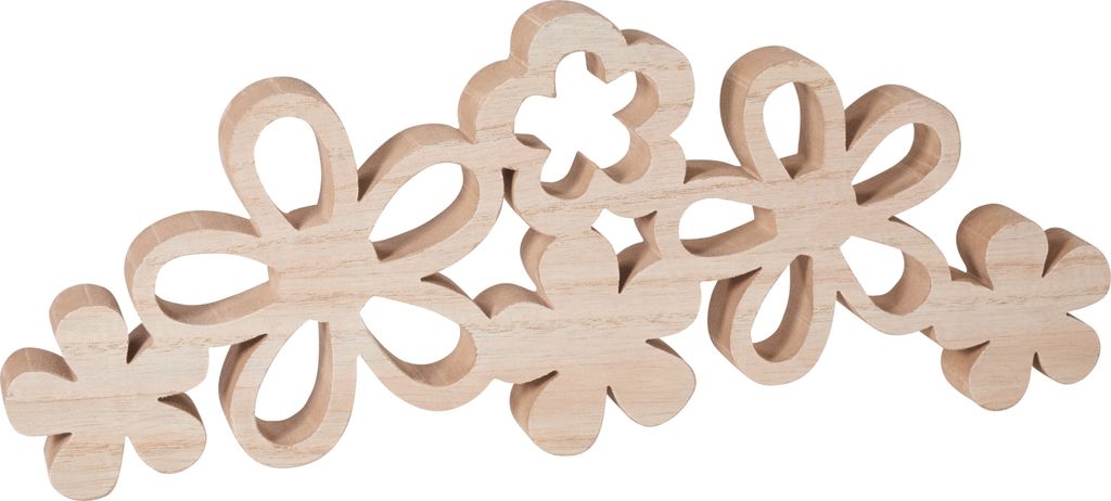 VBS Blumenreihe 13.2x33.5x2.0 cm Dekoration Blumenbordüre Bastelbedarf