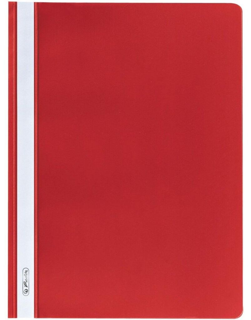 herlitz Schnellhefter, DIN A4, aus PP-Folie, rot Productafbeelding 