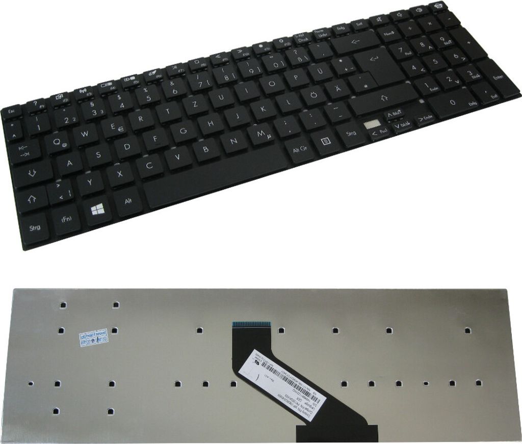 Original Tastatur Notebook Keyboard Ersatz Deutsch QWERTZ für Packard Bell Easynote 21868 1713066 14B888112239Q 1C11540063 2413G50Mnkk I170A.409 I...