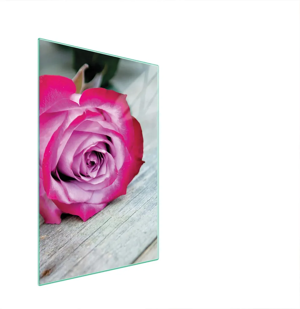 Tagliere Vetro 35x52 cm Rose | Protezione Piano Cottura Induzione