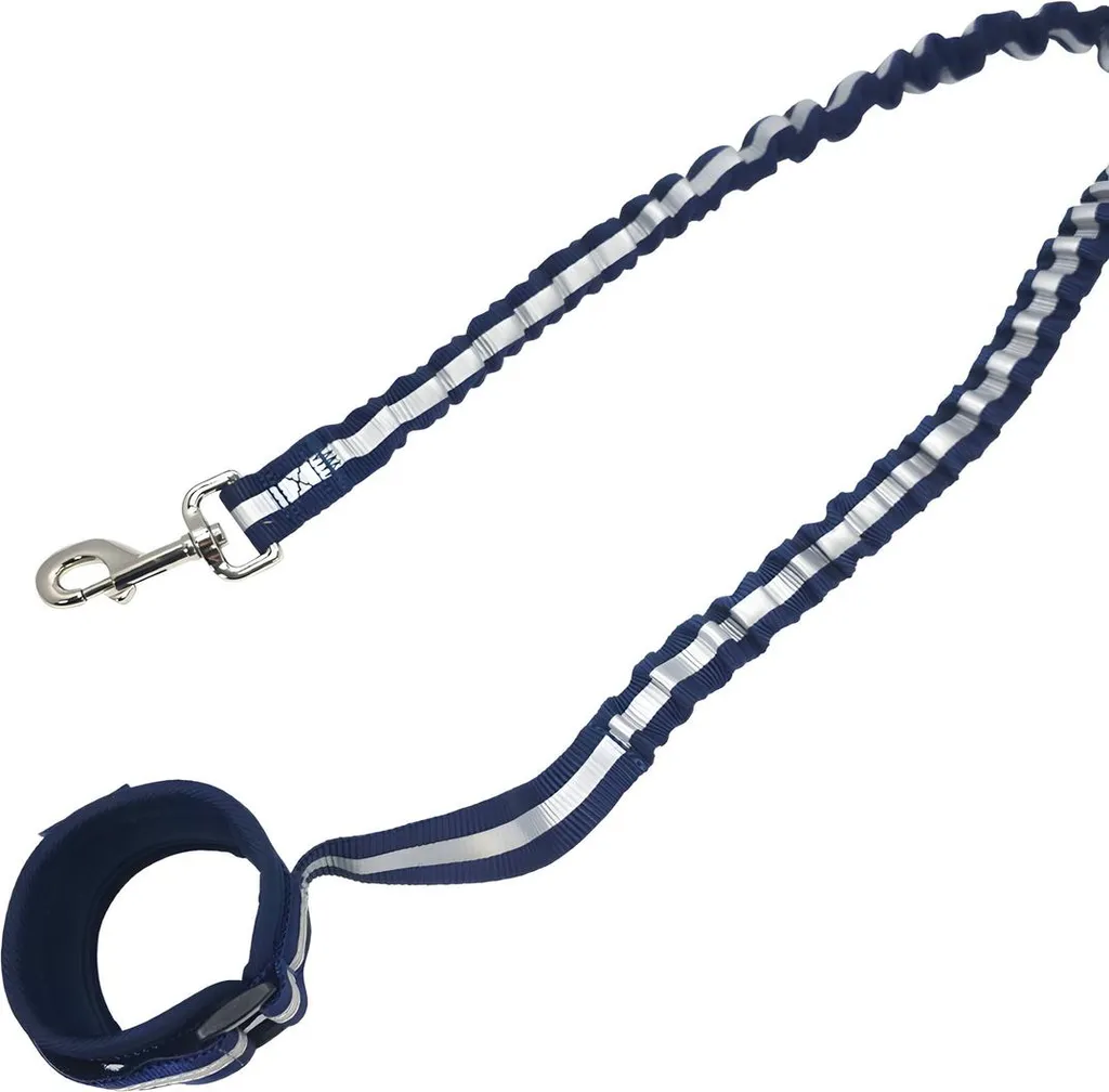 Nobby Joggingline Elastic Blu L - Guinzaglio Benessere per Cani Sportivi