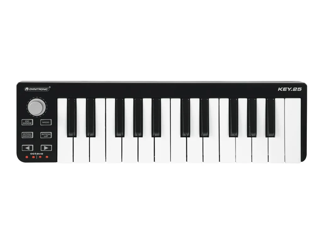Omnitronic Key-25 Midi-Controller 11045074 Clavier USB 25 Touches