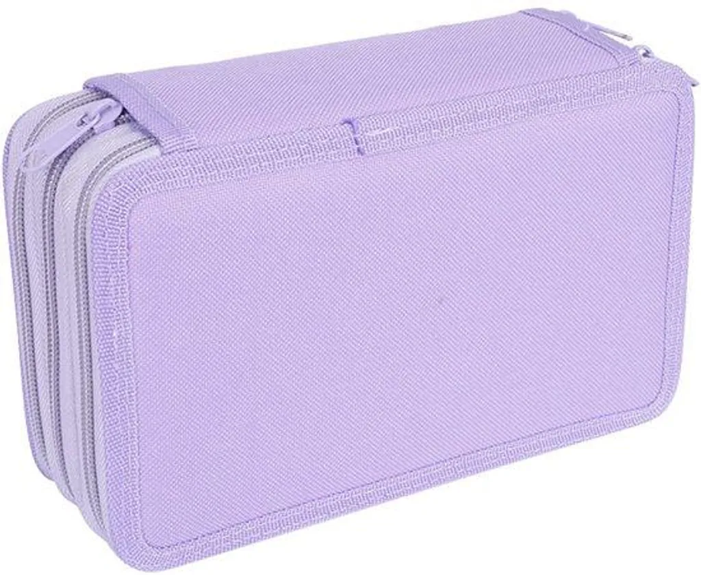 Trousse scolaire violette pour fille idéale pour ranger ses feutres