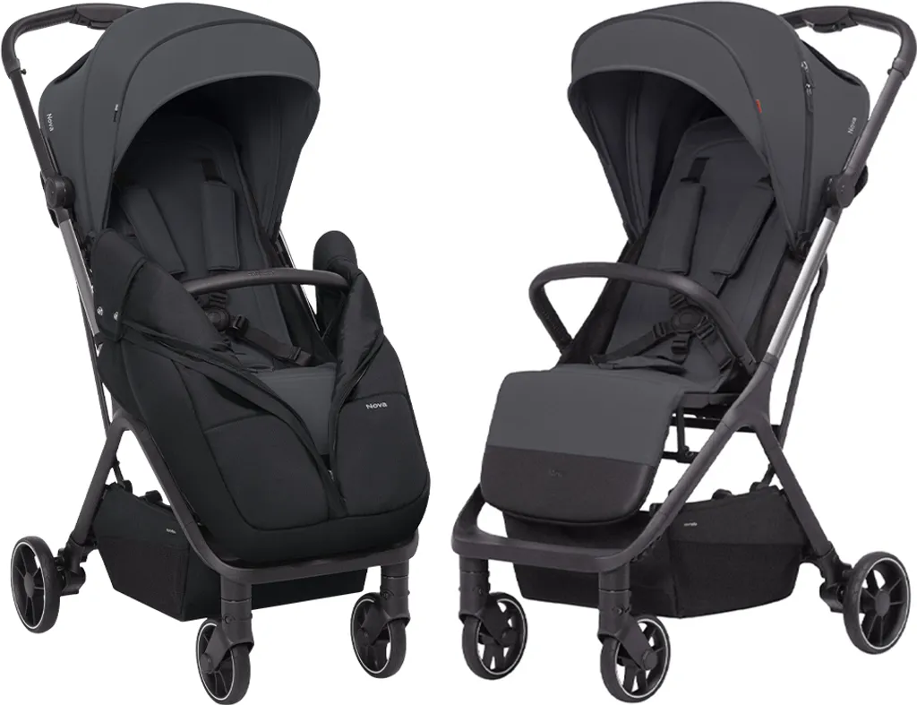 Poussette tout-terrain Nova Misty Grey - Poussette 3 roues de sport