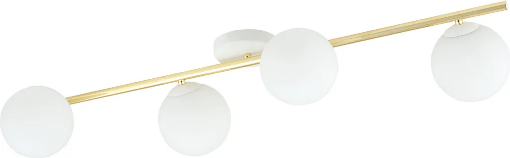 Luminaire de plafond design SPLENDI - Plafonnier 4 lampes blanches E14