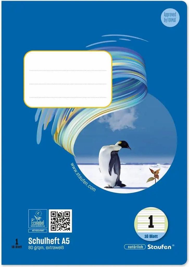 Staufen® Schulhefte Style Lineatur 1 liniert DIN A5 ohne Produktbild 