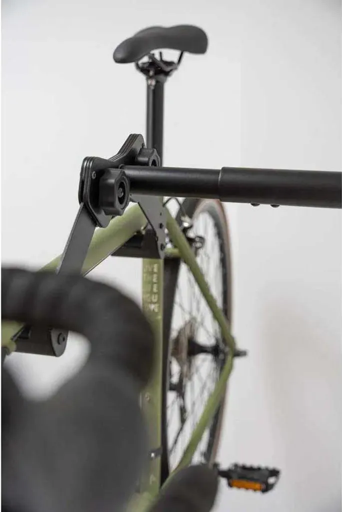 Présentoir mural Contec Smart Hold noir - Support vélo robuste et design - 4