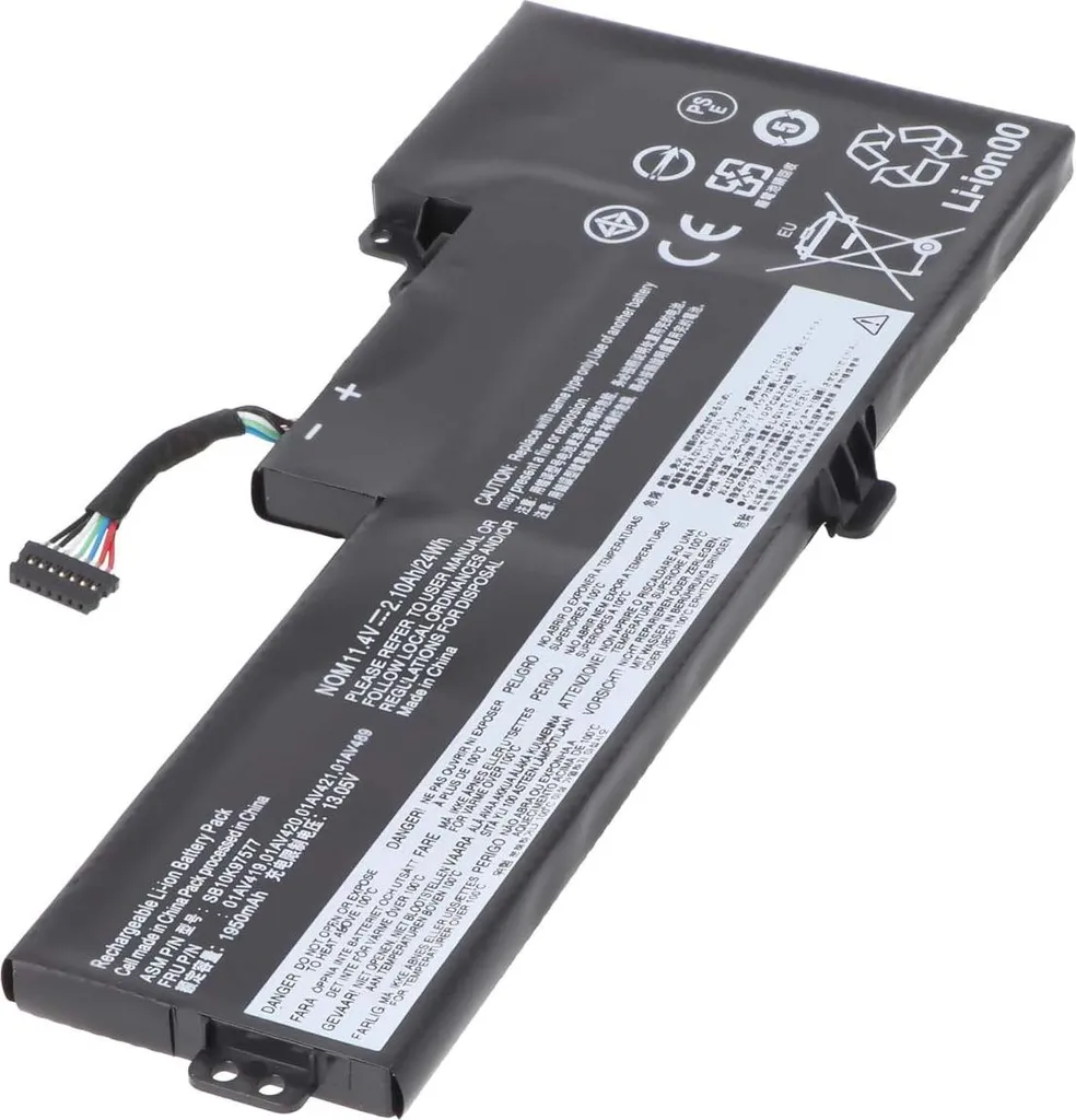 Batteria Avizar per Laptop Lenovo ThinkPad T480 - 11.55V 2080mAh 24Wh