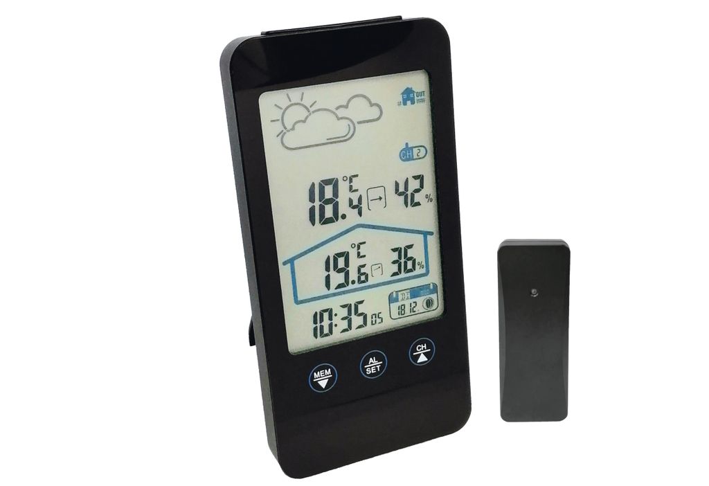 Wetterstation Funkwetterstation Digitales Thermometer - Foto 5