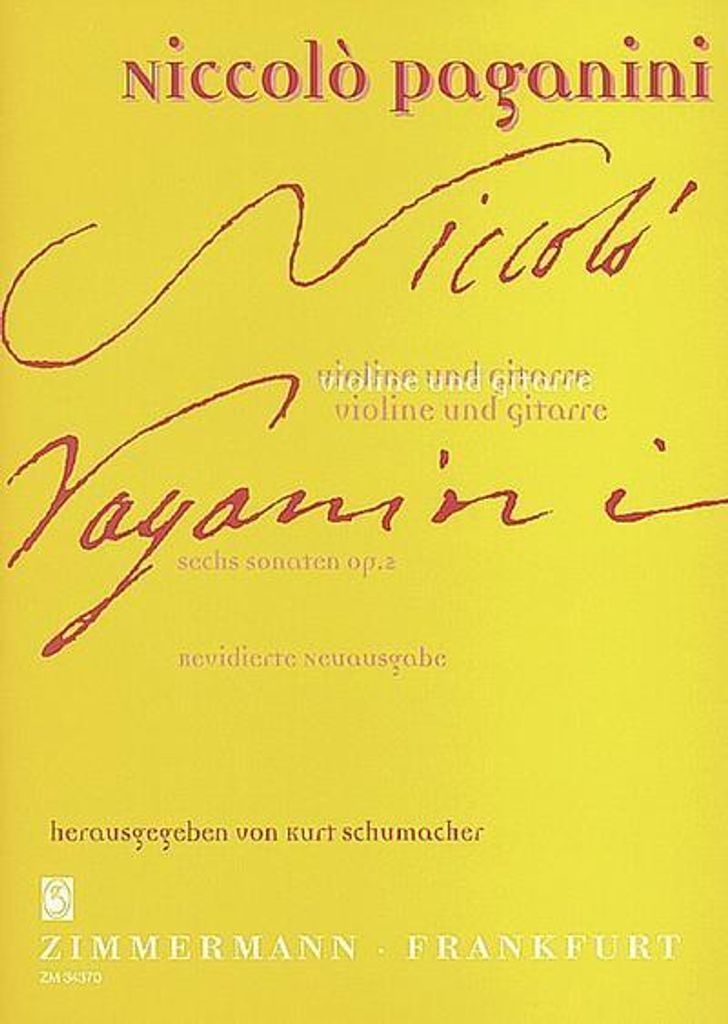 6 Sonaten op.2für Violine und Gitarre