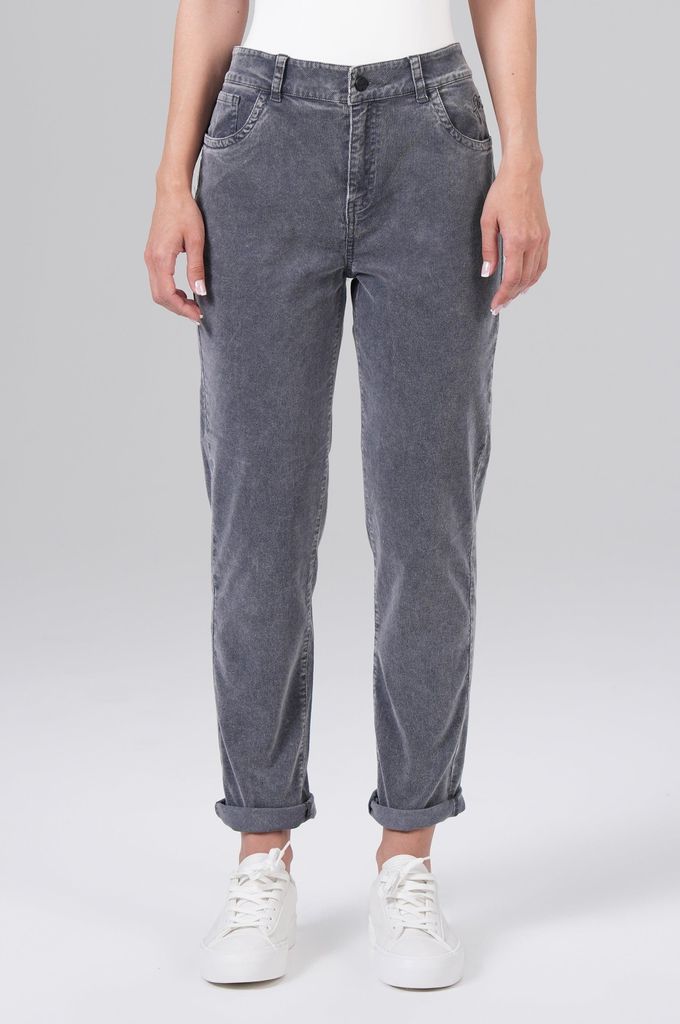 M.O.D Miracle of Denim DAISY Comfort Jeans Damen Iron Grey Cord