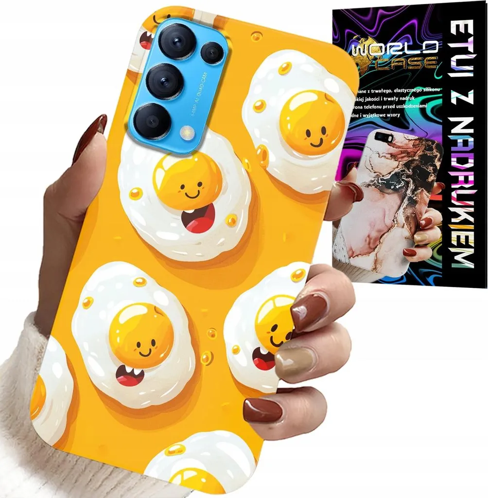 Custodia Protettiva Oppo Find X3 Lite: Alluminio + TPU Uova Smile