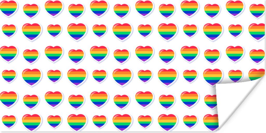 MuchoWow Poster Liebe - Stolz - Vorlage 160x80 cm - Foto Poster