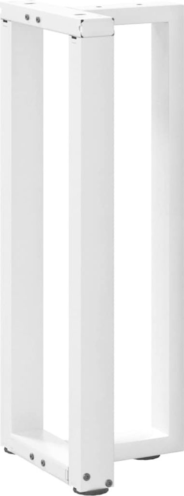 "WINTER SALE"Konsolentischbeine T-Form 2 Stk. - modernes Design - Weiß 25x28x(72-73)cm Stahl Promotion581358 - Tischbeine