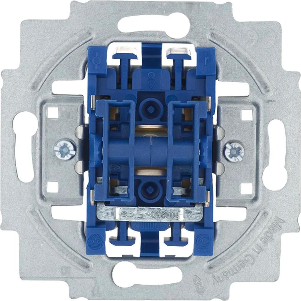 Bouton-poussoir Busch-Jaeger, 2x1 pôle, 2 contacts à Image du produit 