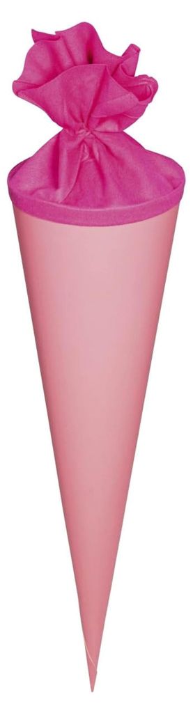 Heyda Rohlinge für Schultüten mit Filzverschluss (Höhe 70 cm, Durchmesser 19 cm, Karton, 380g/m²) in Blau