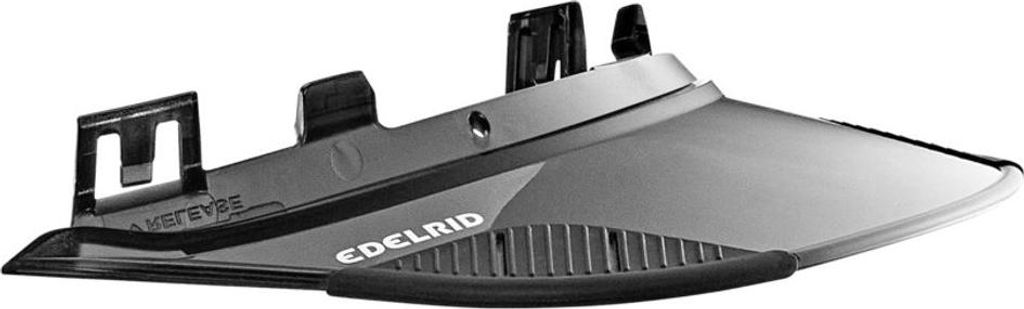 Edelrid Helmet Front Brim - schmaler Sonnenschutz für TECTUM und TECTUM AIR (ONE SIZE), Farbe:002 grey, Größe:onesize