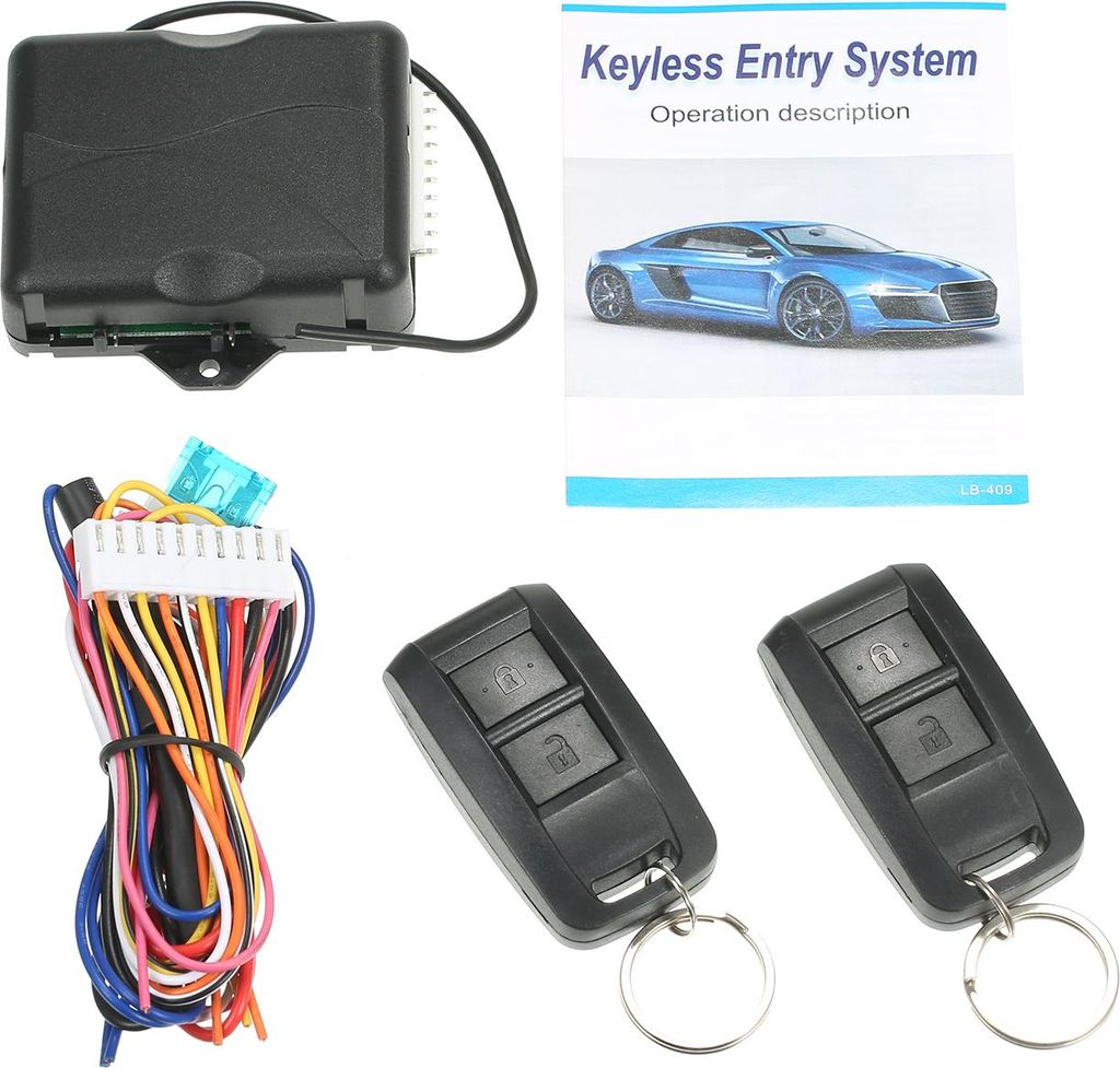 Universal Car Door Lock Keyless Entry System Auto Wegfahrsperre Auto Remote Central Kit mit Control Box