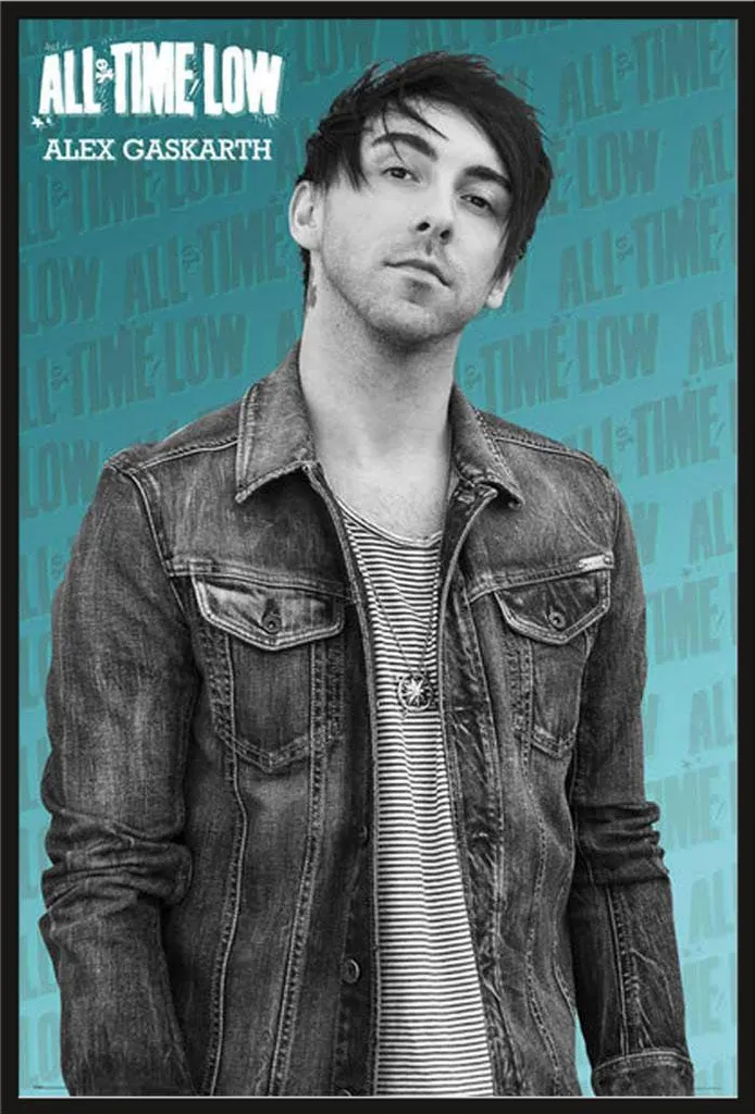 Déco murale All Time Low : Affiche Alex Solo encadrée Shinsuke noir acrylique