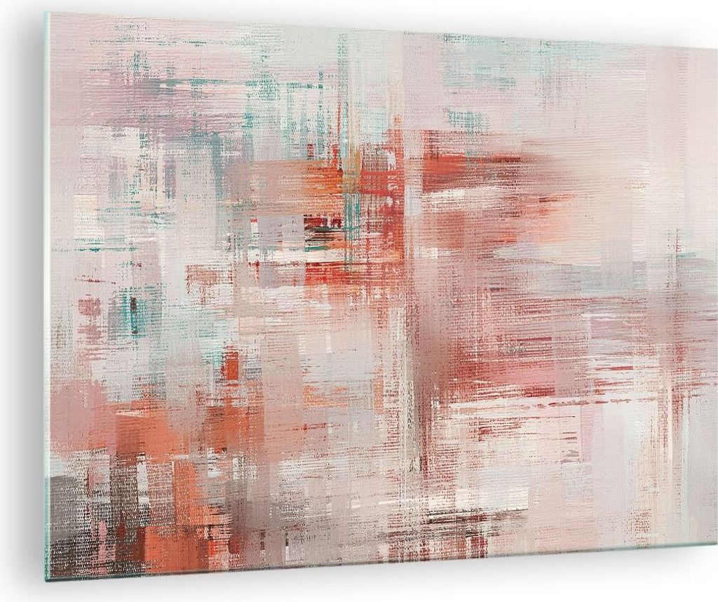 Bilder auf glas - Einteilig - Verschwommen Abstraktion Modern - 70x50cm - Glasbilder - Wandbilder - Bilder - Wanddekoration aus Glas - Glas Bilder ...